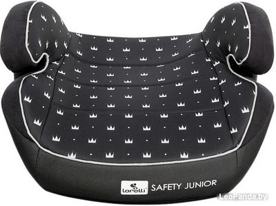 Детское сиденье Lorelli Safety Junior Fix (black crowns) - фото2