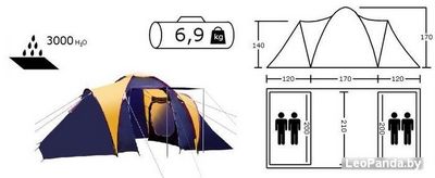 Палатка Acamper Sonata 4 - фото5