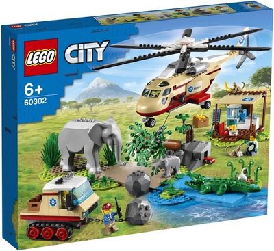 Конструктор LEGO City 60302 Операция по спасению зверей - фото