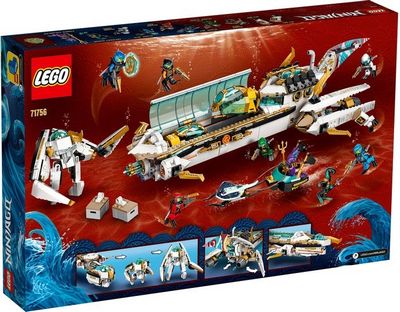 Конструктор LEGO Ninjago 71756 Подводный Дар Судьбы - фото2