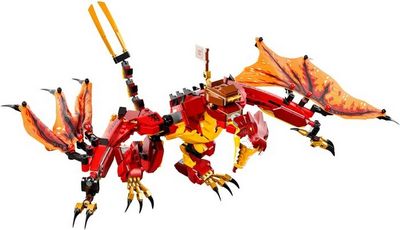 Конструктор LEGO Ninjago 71753 Атака огненного дракона - фото4