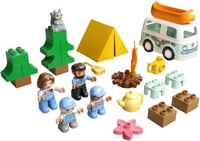 Конструктор LEGO Duplo 10946 Семейное приключение на микроавтобусе - фото3