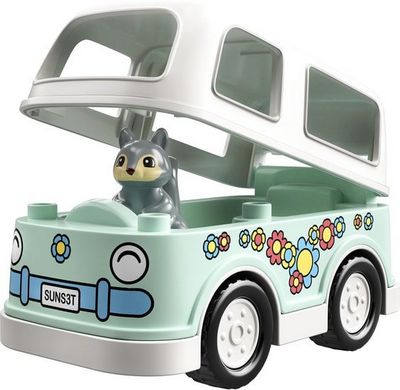 Конструктор LEGO Duplo 10946 Семейное приключение на микроавтобусе - фото4