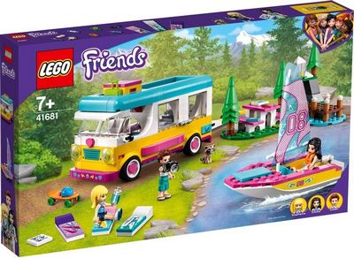 Конструктор LEGO Friends 41681 Лесной дом на колесах и парусная лодка - фото