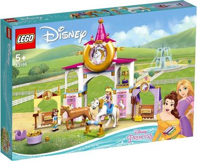 Конструктор LEGO Disney Princess 43195 Королевская конюшня Белль и Рапунцель - фото