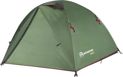Треккинговая палатка Outventure Teslin 2 (зеленый) - фото3