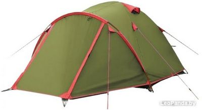 Треккинговая палатка TRAMP Camp 2 (зеленый) - фото
