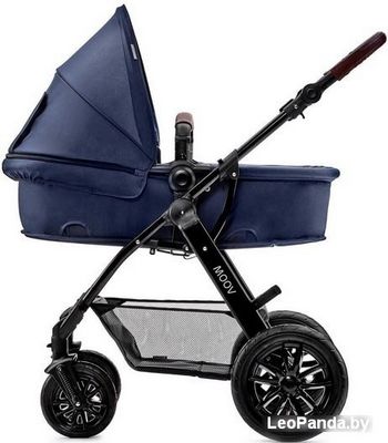Универсальная коляска KinderKraft Moov (3 в 1, синий) - фото2