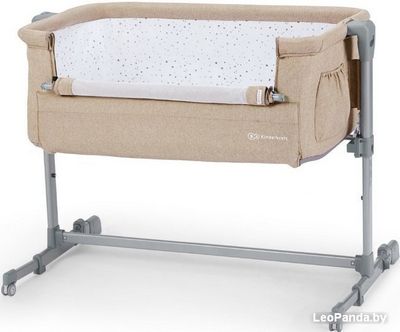 Приставная детская кроватка KinderKraft Neste Up (beige melange) - фото2
