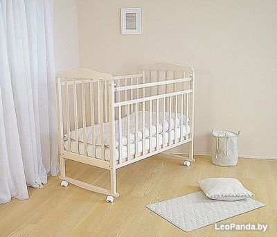 Детская кроватка СКВ-Компани Митенька 160111 (белый) - фото3