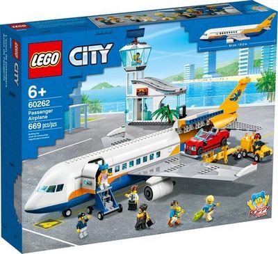 Конструктор LEGO City 60262 Пассажирский самолёт - фото