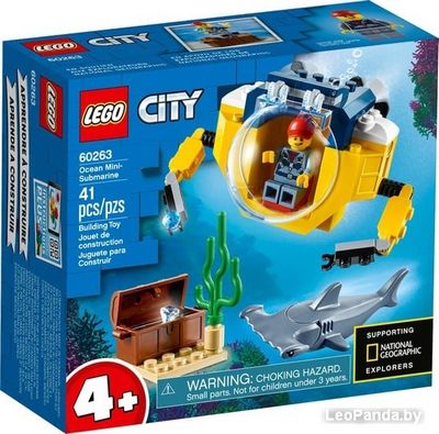Конструктор LEGO City 60263 Океан: мини-подлодка - фото