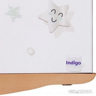 Классическая детская кроватка Indigo Star Mint (белый) - фото5