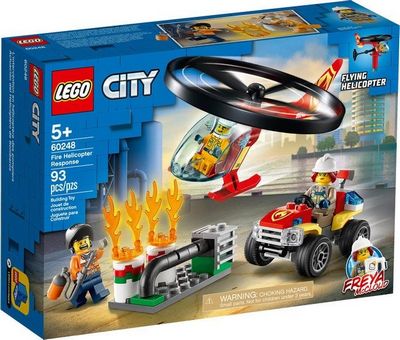 Конструктор LEGO City 60248 Пожарный спасательный вертолет - фото