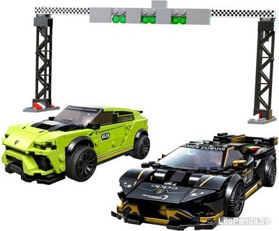 Конструктор LEGO Speed Champions 76899 Lamborghini Urus ST-X и Huracan EVO
