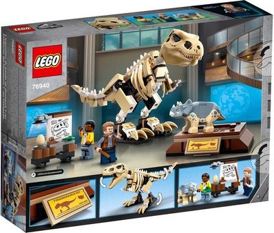 Конструктор LEGO Jurassic World 76940 Скелет тираннозавра на выставке - фото2
