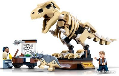 Конструктор LEGO Jurassic World 76940 Скелет тираннозавра на выставке - фото5