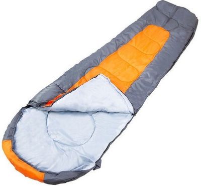 Спальный мешок Acamper Bergen 300г/м2 (оранжевый/серый)