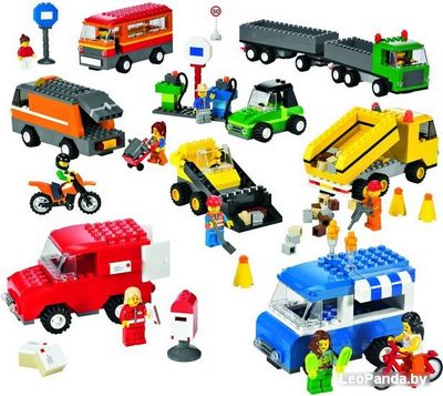 Конструктор LEGO 9333 Vehicles Set Trucks Motorcycles & Cars - фото2
