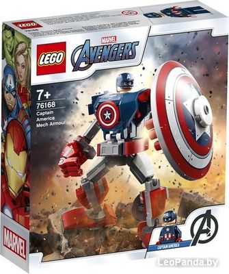 Конструктор LEGO Marvel 76168 Капитан Америка: Робот - фото