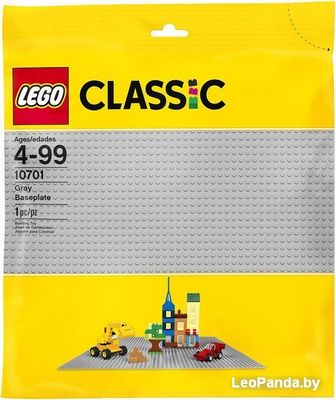 Конструктор LEGO 10701 Gray Baseplate - фото2