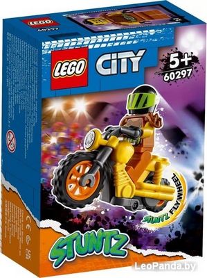 Конструктор LEGO City Stuntz 60297 Разрушительный трюковый мотоцикл - фото