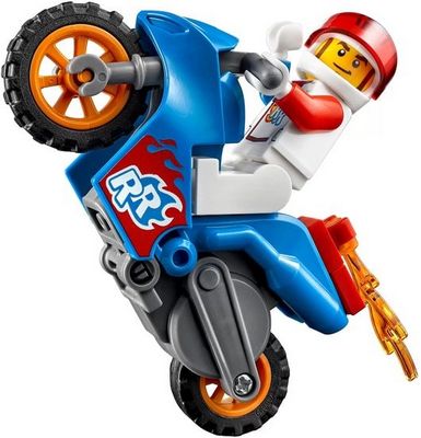 Конструктор LEGO City Stuntz 60298 Реактивный трюковый мотоцикл - фото4