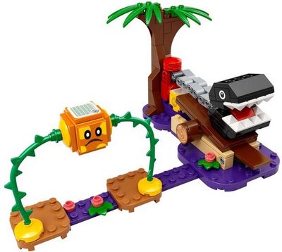 Конструктор LEGO Super Mario 71381 Кусалкин на цепи — встреча в джунглях