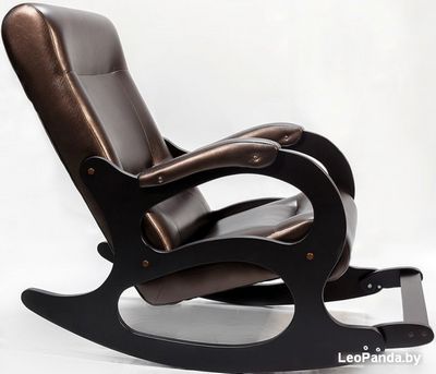 Кресло-качалка Бастион 2 с подножкой (темно-коричневый) - фото2