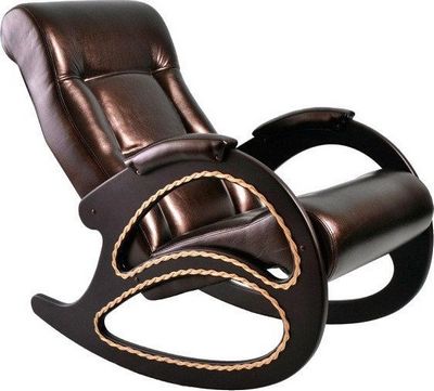 Кресло-качалка Комфорт 4 (венге/oregon 120) - фото