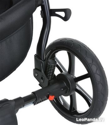 Универсальная коляска Tutis Nanni 2021 (3 в 1, кожа, графит/светло-серый, 020) - фото4