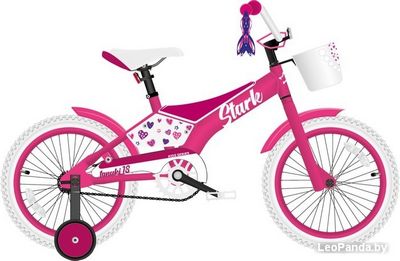 Детский велосипед Stark Tanuki 18 Girl 2021 (розовый/фиолетовый) - фото