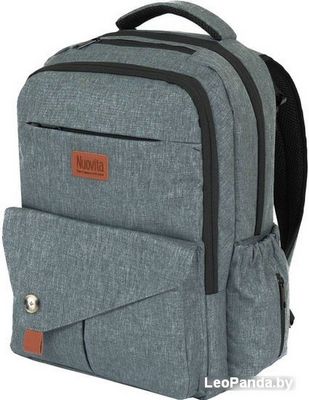 Рюкзак для мамы Nuovita CapCap Tour (серый) - фото