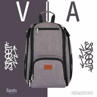 Рюкзак для мамы Nuovita Capcap Via (коричневый) - фото2
