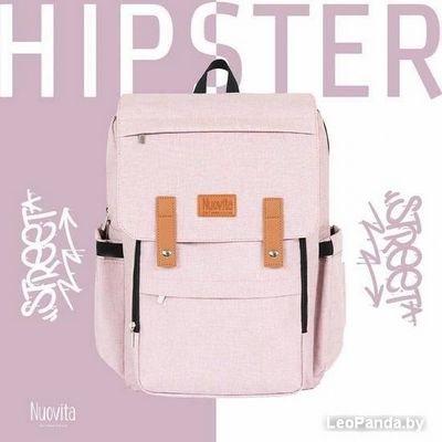 Рюкзак для мамы Nuovita CapCap Hipster (розовый) - фото3