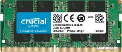 Оперативная память Crucial 8GB DDR4 SODIMM PC4-21300 CT8G4SFRA266 - фото