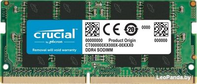 Оперативная память Crucial 8GB DDR4 SODIMM PC4-25600 CT8G4SFRA32A - фото