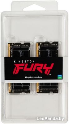 Оперативная память Kingston FURY Impact 2x8GB DDR4 SODIMM PC4-23400 KF429S17IBK2/16 - фото4