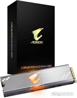 SSD Gigabyte Aorus RGB M.2 NVMe 256GB GP-ASM2NE2256GTTDR - фото5