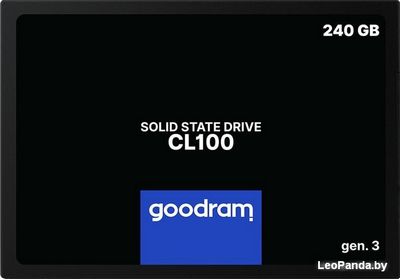 SSD GOODRAM CL100 Gen. 3 120GB SSDPR-CL100-120-G3 - фото