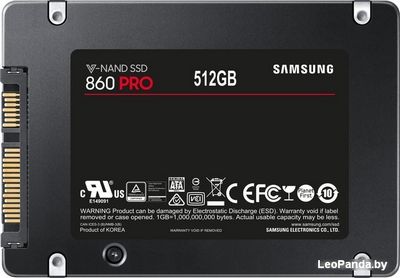 SSD Samsung 860 Pro 512GB MZ-76P512 - фото2