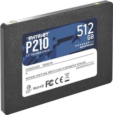 SSD Patriot P210 512GB P210S512G25 - фото3