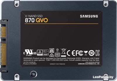 SSD Samsung 870 QVO 2TB MZ-77Q2T0BW - фото5