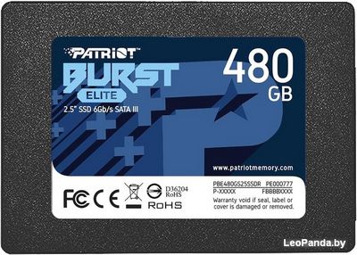 SSD Patriot Burst Elite 480GB PBE480GS25SSDR - фото