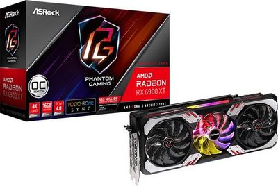 Видеокарта ASRock Radeon RX 6900 XT Phantom Gaming D OC 16GB GDDR6 - фото2