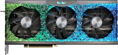 Видеокарта Palit GeForce RTX 3080 GameRock OC 10GB GDDR6X NED3080H19IA-1020G - фото