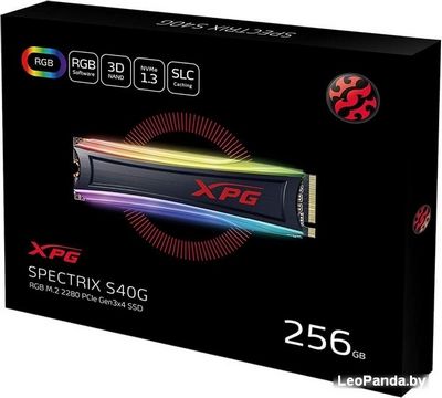 SSD A-Data XPG Spectrix S40G RGB 256GB AS40G-256GT-C - фото4