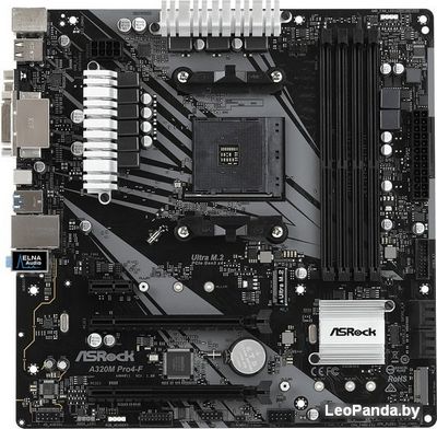 Материнская плата ASRock A320M PRO4-F - фото