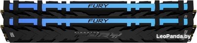 Оперативная память Kingston FURY Renegade RGB 2x32GB DDR4 PC4-25600 KF432C16RBAK2/64 - фото2