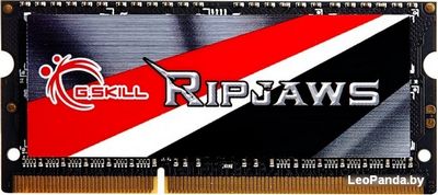 Оперативная память G.Skill Ripjaws 8GB DDR3 SODIMM PC3-12800 F3-1600C9S-8GRSL - фото